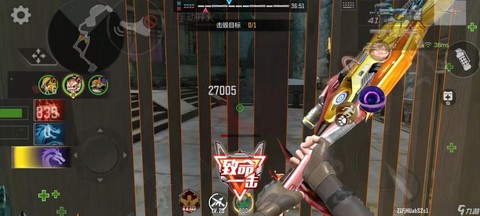 手游穿越火线怎么送枪